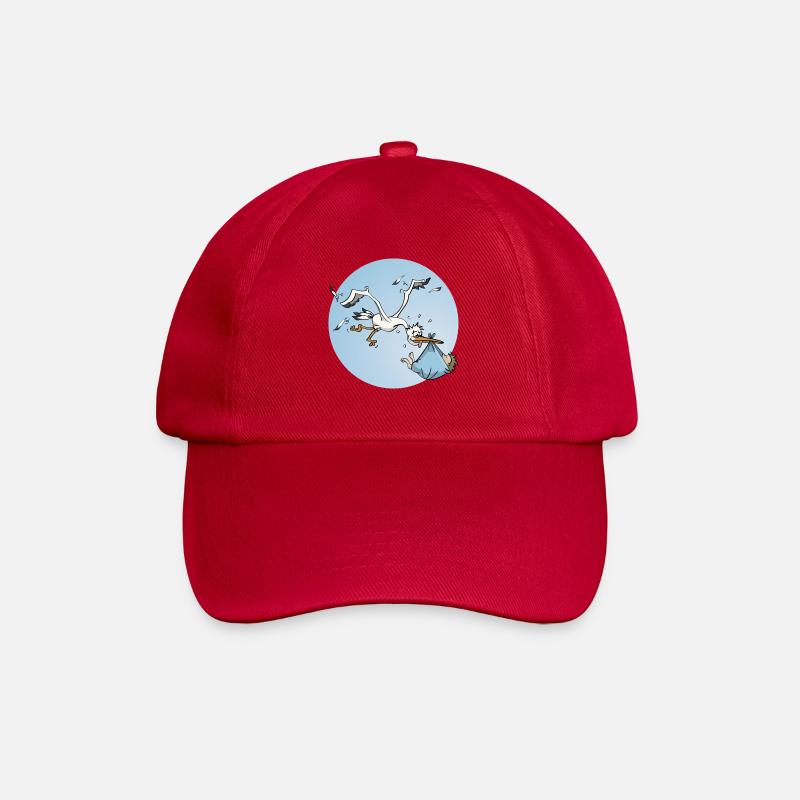 La cigogne et le petit garçon - Casquette classique - rouge classique
