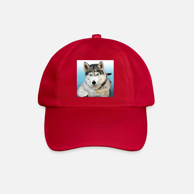 Husky - Baseballkappe - klassisch Rot