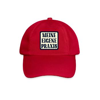 Meine eigene Praxis SCHILD - Ärztin SPRÜCHE - Baseballkappe - klassisch Rot - Vorne