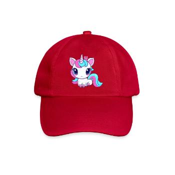 Licorne kawaii mignonne - Casquette classique - rouge classique - Devant