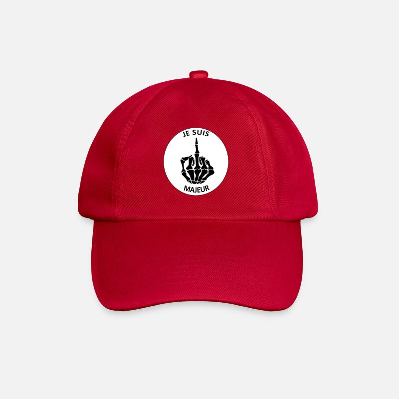 Ich bin volljährig - Baseballkappe - klassisch Rot