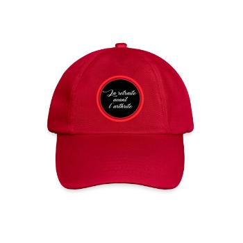 Retirement before arthritis - Baseball Cap - classic red - Front