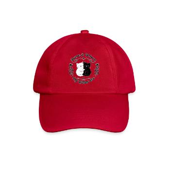 Home is Where My Kitties Are-minimalistisch - Baseballkappe - klassisch Rot - Vorne