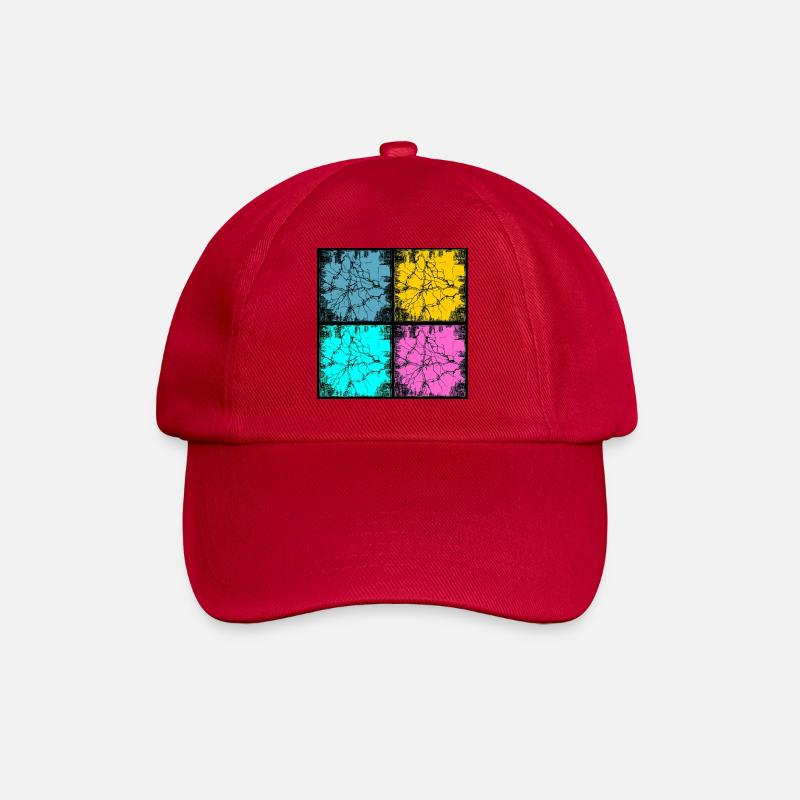 Popart urban style - Baseballkappe - klassisch Rot