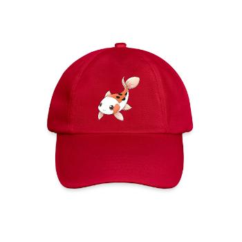 Cute showa koi carp - Baseball Cap - classic red - Front