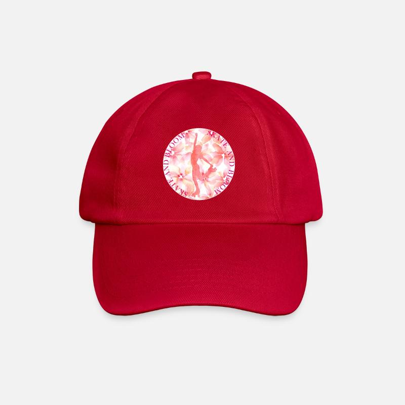 SKATE AND BLOOM - Baseballkappe - klassisch Rot