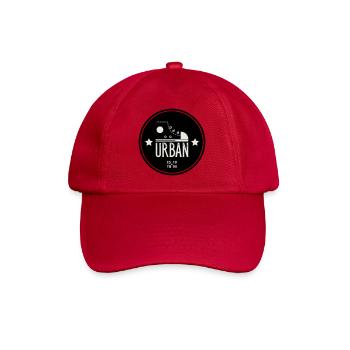 Urban Style Badge Featuring Red Sneaker and Bold - Baseball Cap - classic red - Front