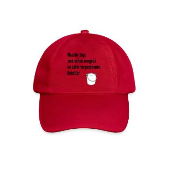 Une journée dans le seau - Casquette classique - rouge classique - Devant