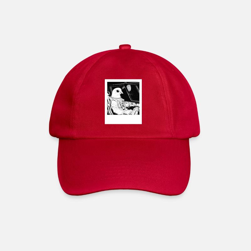 Pigeon de l’espace dans le cosmos des astronautes - Casquette classique - rouge classique