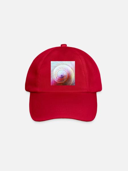 Spiralenschale - Baseballkappe - klassisch Rot