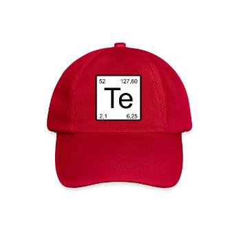 Te Element Minimal Typography - Baseball Cap - classic red - Front