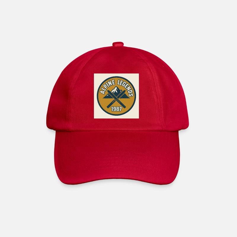 Légendes Alpines 1987 Emblème - Casquette classique - rouge classique