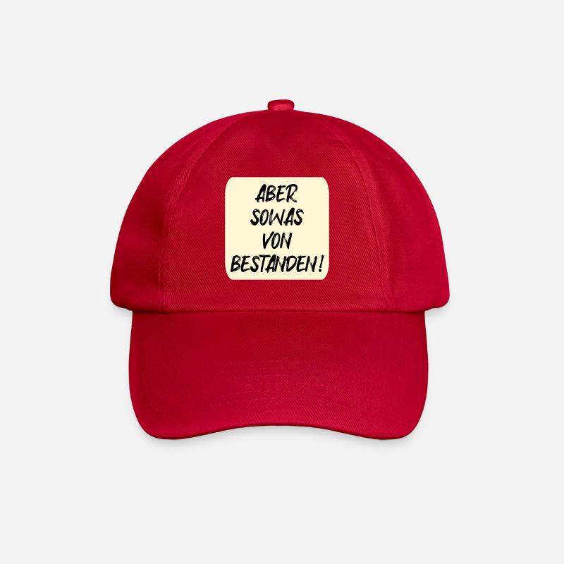 PRÜFUNGEN BESTANDEN - Baseballkappe - klassisch Rot
