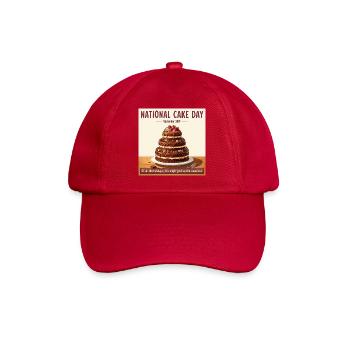 Journée nationale du gâteau – Tag des Kuchens - Casquette classique - rouge classique - Devant