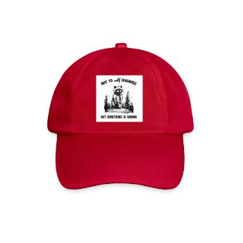 Satire des ratons laveurs : ne pas s’auto-diagnostiquer - Casquette classique - rouge classique - Devant