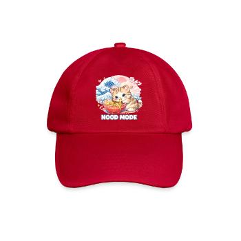Ramen Cat Kanagawa - Baseball Cap - classic red - Front