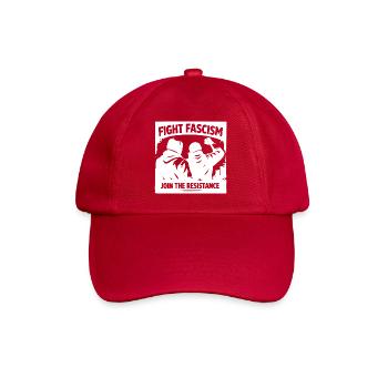 Antifascism Silhouette Fight Fascism Resistance - Baseball Cap - classic red - Front
