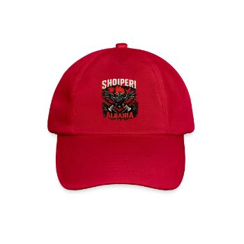 Emblème de l’aigle de Shqipëri en Albanie - Casquette classique - rouge classique - Devant