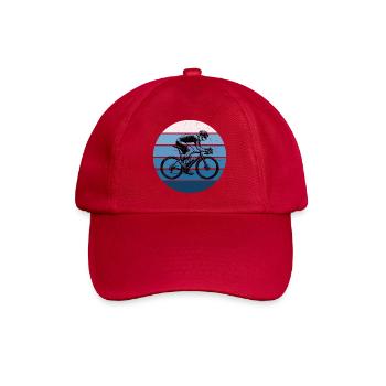 Geschenkidee für einen Roadbike mit Roadbike - Baseballkappe - klassisch Rot - Vorne