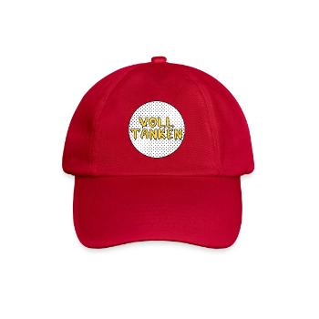 Volltanken Tankne - Baseballkappe - klassisch Rot - Vorne