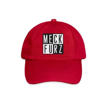 MeckFurz Typo Grid, Politik, bundeskanzler - Baseballkappe - klassisch Rot - Vorne
