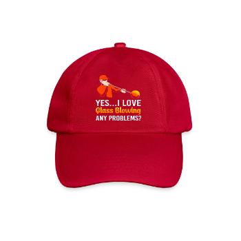 Glass Glassblower - Baseball Cap - classic red - Front
