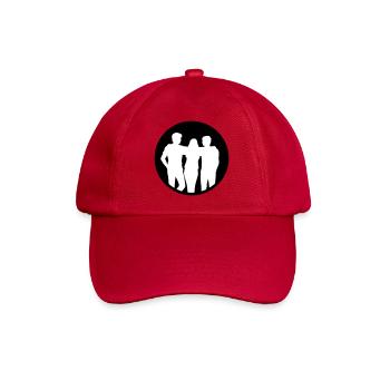 Menschen Gruppe Silhouette Freunde Team Zusammen - Baseballkappe - klassisch Rot - Vorne