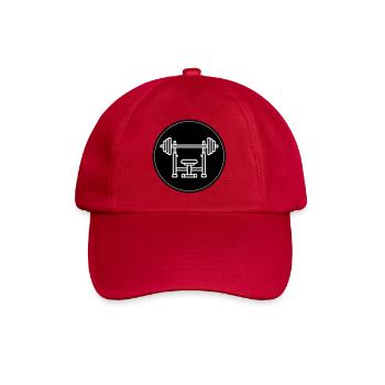 Développé couché avec musculation - Casquette classique - rouge classique - Devant