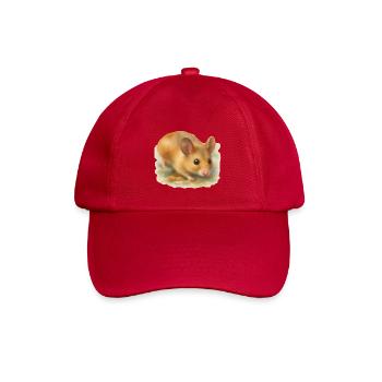 Watercolor style mouse by artdee - Baseball Cap - classic red - Front