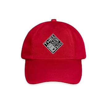 Die Welt Braucht Deine Stimme Inspirierend Zitat - Baseballkappe - klassisch Rot - Vorne