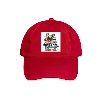 Frenchie Mom Kaffee Herz - Baseballkappe - klassisch Rot - Vorne