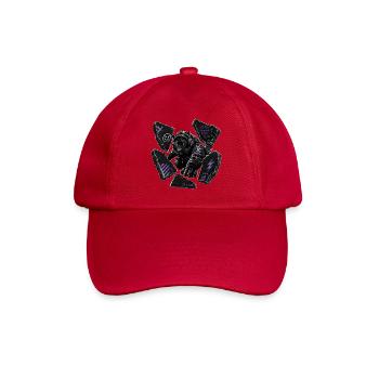 Night Panther Neon Headphones - Baseball Cap - classic red - Front