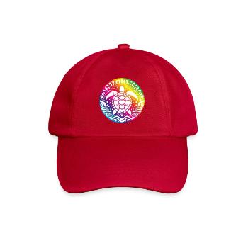 Cercle océanique du Mandala de la Tortue Arc-en-ciel - Casquette classique - rouge classique - Devant