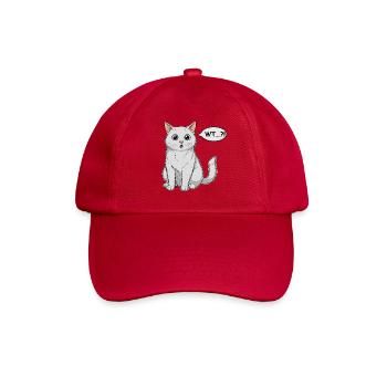 Wondered Cat Comic - Baseball Cap - classic red - Front