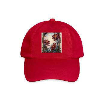 Chouette fleurie et chouette à vapeur - Casquette classique - rouge classique - Devant