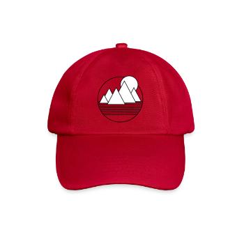 Paysage désertique minimaliste - Casquette classique - rouge classique - Devant