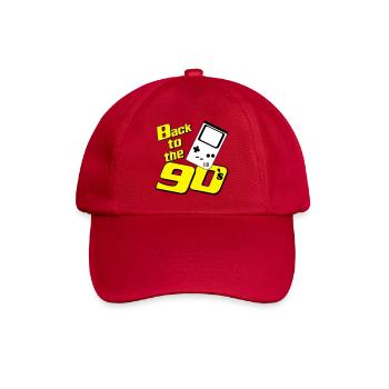 90s Party , Theme Party , 90s Retro Game (25) - Baseball Cap - classic red - Front