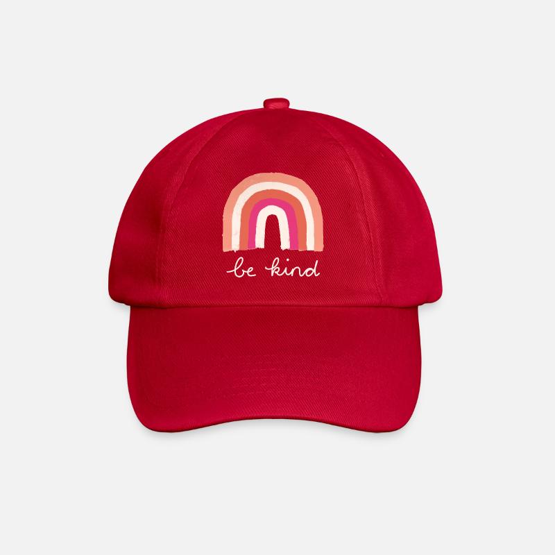 Soyez gentil arc-en-ciel - Casquette classique - rouge classique