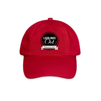 Lieblingsort Bensersiel - Baseballkappe - klassisch Rot - Vorne