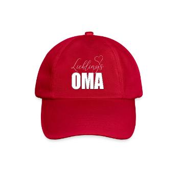 Mamie préférée Mamie préférée avec cœur - Casquette classique - rouge classique - Devant