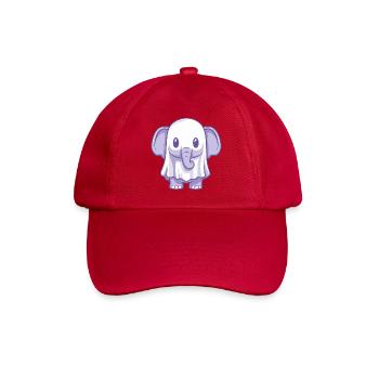 Éléphant Halloween Fantôme - Casquette classique - rouge classique - Devant