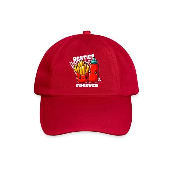 Meilleurs amis frites et ketchup - Casquette classique - rouge classique - Devant