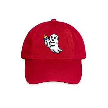 Ghost with pacifier illustration - Baseball Cap - classic red - Front