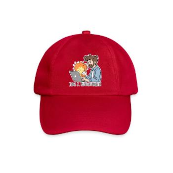 Every second customer project ends in CHAOS! - Baseball Cap - classic red - Front