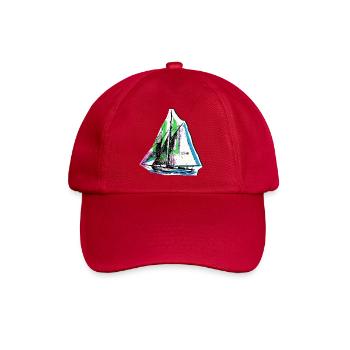 Segler Segelschiff Seefahrer - Baseballkappe - klassisch Rot - Vorne