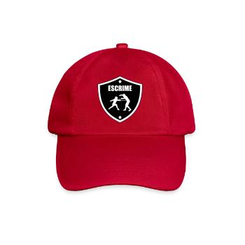 Fencing Coat of Arms: the shield of competitors - Baseball Cap - classic red - Front