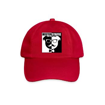 Mister Staffie - 011 - Baseball Cap - classic red - Front