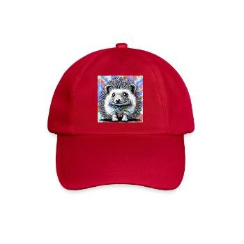 hedgehog - Baseball Cap - classic red - Front