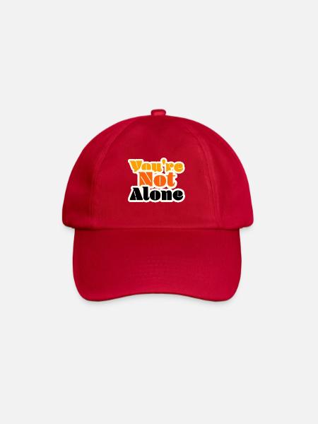 You're not Alone - Baseball Cap - classic red