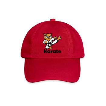 Karate Owl - Baseball Cap - classic red - Front